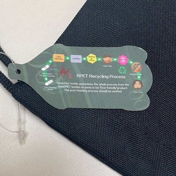 ❤️ 🆕 GOATS Drawstring Black Bag - Picture 5 of 6